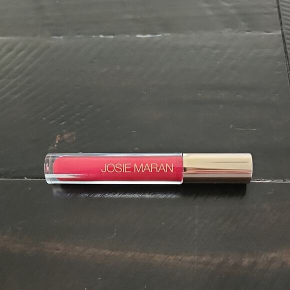 JOSIE MARAN Lip Gloss Argan Natural Volume Shade Raspberry Crush Full Size - Picture 1 of 3